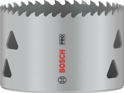 PRO Multi Material hole saw with thread 76 mm