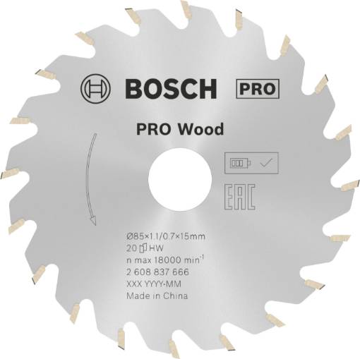 Standard for Wood 85x15x1.1/0.7x20T