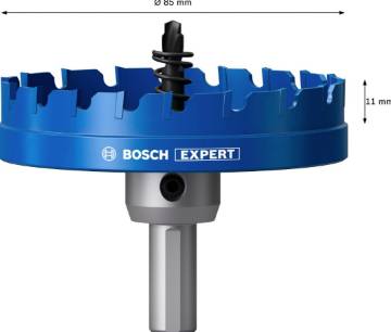 EXPERT Sheet Metal hole saw 85 mm