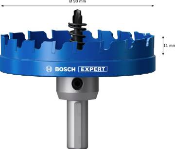 EXPERT Sheet Metal hole saw 90 mm