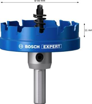 Expert hole saw Precision for Sheet Metal carbide 60 mm