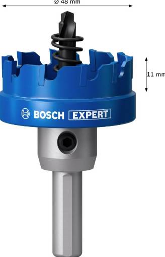 Expert hole saw Precision for Sheet Metal carbide 48 mm