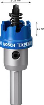 EXPERT Sheet Metal hole saw 26 mm