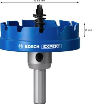 Expert hole saw Precision for Sheet Metal carbide 65 mm