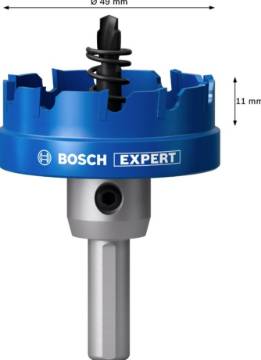 EXPERT Sheet Metal hole saw 49 mm