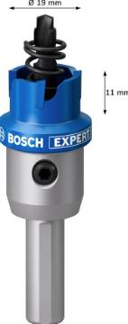 Expert hole saw Precision for Sheet Metal carbide 19 mm