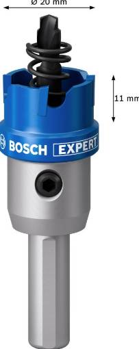Expert hole saw Precision for Sheet Metal carbide 20 mm