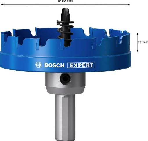 EXPERT Sheet Metal hole saw 80 mm
