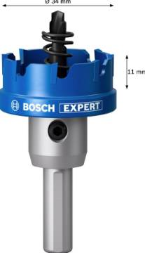 EXPERT Sheet Metal hole saw 34 mm