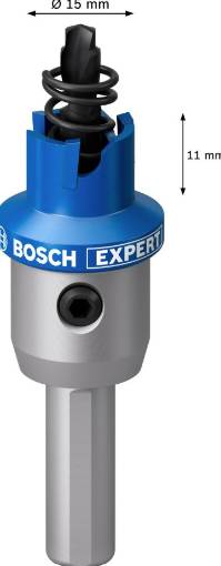 EXPERT Sheet Metal hole saw 15 mm