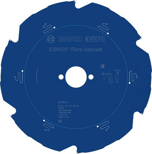 Expert for Fiber Cement 216 x 30mm, 6T