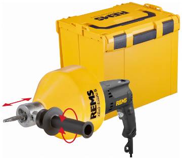 Torupuhastaja REMS Mini-Cobra S VE Set Ø 20–50 (75) mm torudele, L-Boxx H