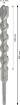 SDS-plus-5X puur 24x200x250, mm 1 tk.