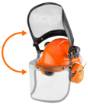 Protective helmet for sawers 3 in 1