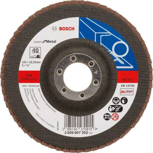 Lamellketas metall D=125 mm, K 40, 1 tk.