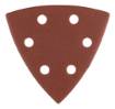 Sanding paper, velcro, iron 93 x 93 mm, P220, 5 pcs, with 6 holes