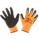 Work gloves, latex coated polyester (crincle), 3131X, size 9