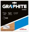 Circular saw blade, solid carbide, 185 x 30 mm, 60 teeth