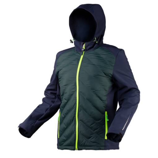 Softshell jacket with quilted panel PREMIUM, size XXL
