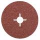 Fibra sanding disc 125 mm, K60, 3 pcs
