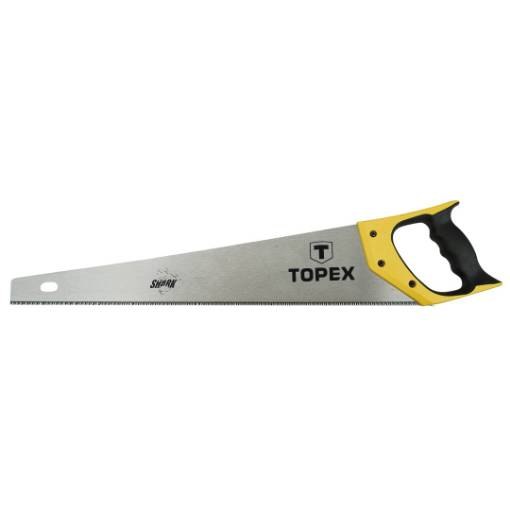 Handsaw 500 mm, "Shark", 11 TPI, 3 sides sharpened hardened teeth, bimaterial handle