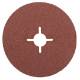 Fibra sanding disc 125 mm, K120, 3 pcs