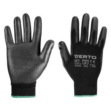 Garden gloves, PU coated, size 10"