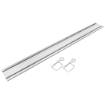 Guide rail 1400 mm, 2 clamps