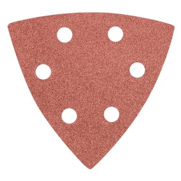 Delta sanding paper, velcro 93 x 93 mm, K120, 5 pcs, with holes