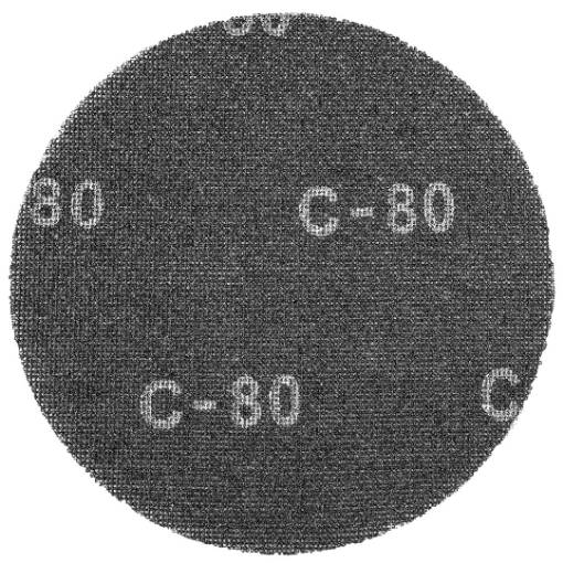 Abrasive mesh, velcro 225 mm, K80, 10 pcs for sander 59G260, 59G264, 59G265