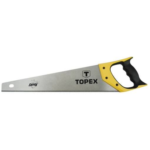 Handsaw 400 mm, "Shark", 11 TPI, 3 sides sharpened hardened teeth, bimaterial handle