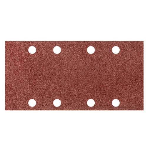 Sanding paper, velcro 93 x 185 mm, K60, 5 pcs, with holes