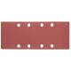 Sanding paper 93 x 230 mm, K100, 5 pcs, with holes