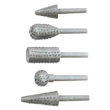 Shaped milling cutters, set 5 pcs