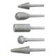 Shaped milling cutters, set 5 pcs