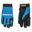 Work gloves 10", synthetic leather + stretch fabric
