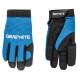 Work gloves 10", synthetic leather + stretch fabric