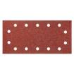 Sanding paper, velcro 115 x 230 mm, K40, 5 pcs, with holes