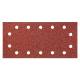 Sanding paper, velcro 115 x 230 mm, K40, 5 pcs, with holes