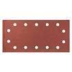 Sanding paper, velcro 115 x 230 mm, K120, 5 pcs, with holes