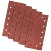 Sanding paper, velcro 115 x 230 mm, K120, 5 pcs, with holes