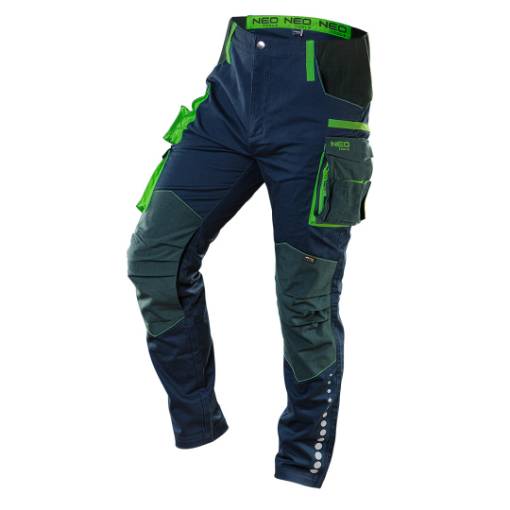 Work trousers PREMIUM, 62% cotton, 35% poliester, 3% elastane, size XS