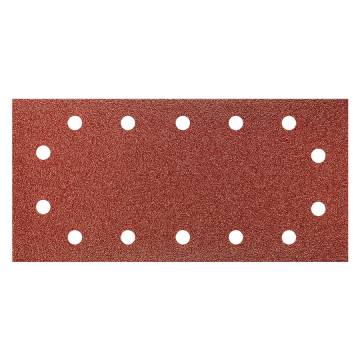 Sanding paper, velcro 115 x 230 mm, K60, 5 pcs, with holes