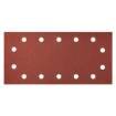 Sanding paper, velcro 115 x 230 mm, K240, 5 pcs, with holes