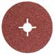 Fibra sanding disc 125 mm, K40, 3 pcs