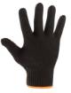Work gloves, cotton and polyester, dotted, size 9
