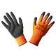 Work gloves, nitrile coated polyester (sandy), 4131X, size 8