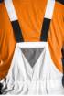 Work trousers with suspenders, white, HD, size LD/54