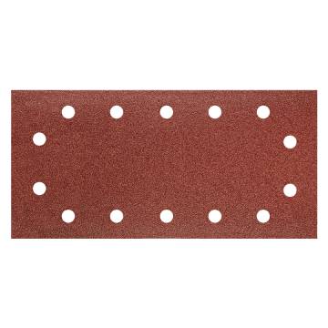 Sanding paper, velcro 115 x 230 mm, K80, 5 pcs, with holes
