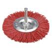 4" circular brush with shaft Abrasive